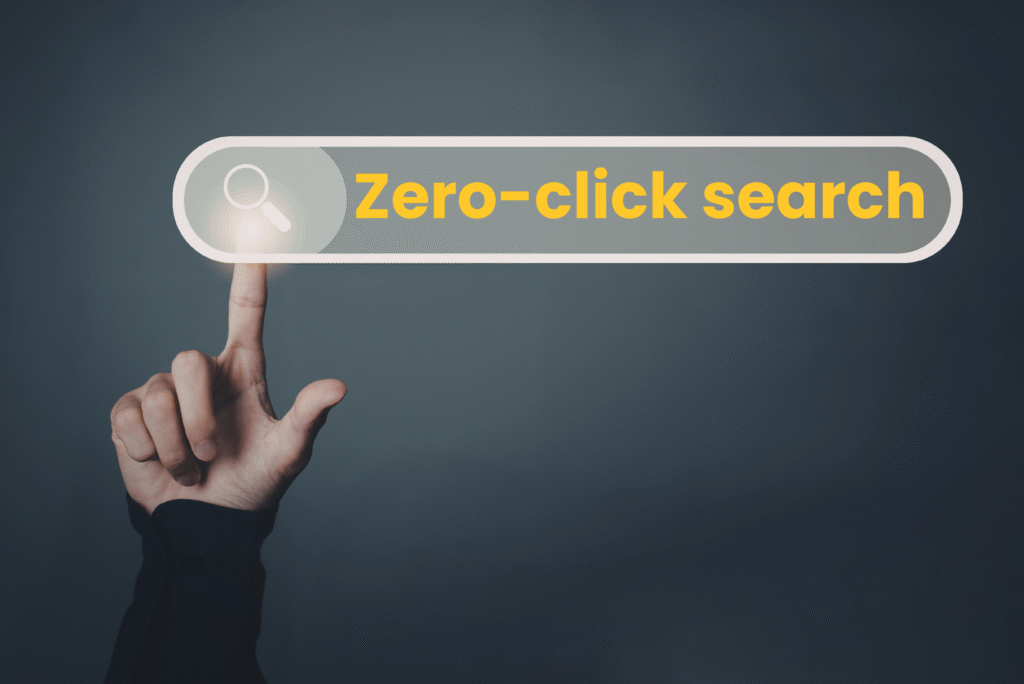 Zero-click search zoekbalk